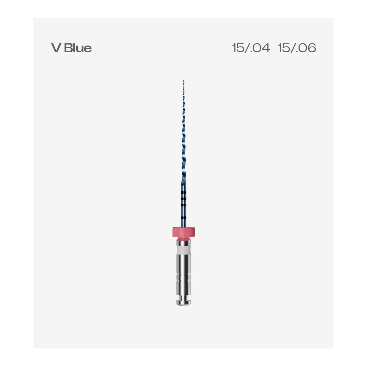 Perfect Dental V Blue 25 мм · #15-40/.04 · 6 шт/уп