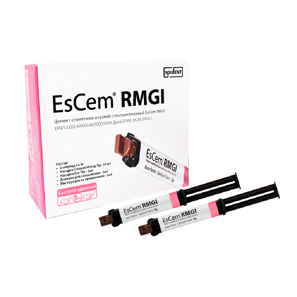 Spident Escem RMGI Стеклоиономерный цемент для постоянной фиксации ( 9гр )